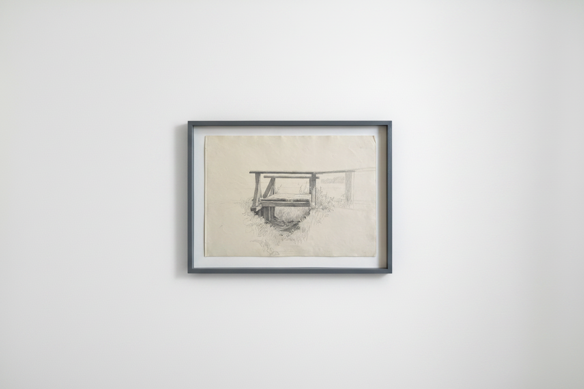Georgia Skovgaard. Study of a bridge