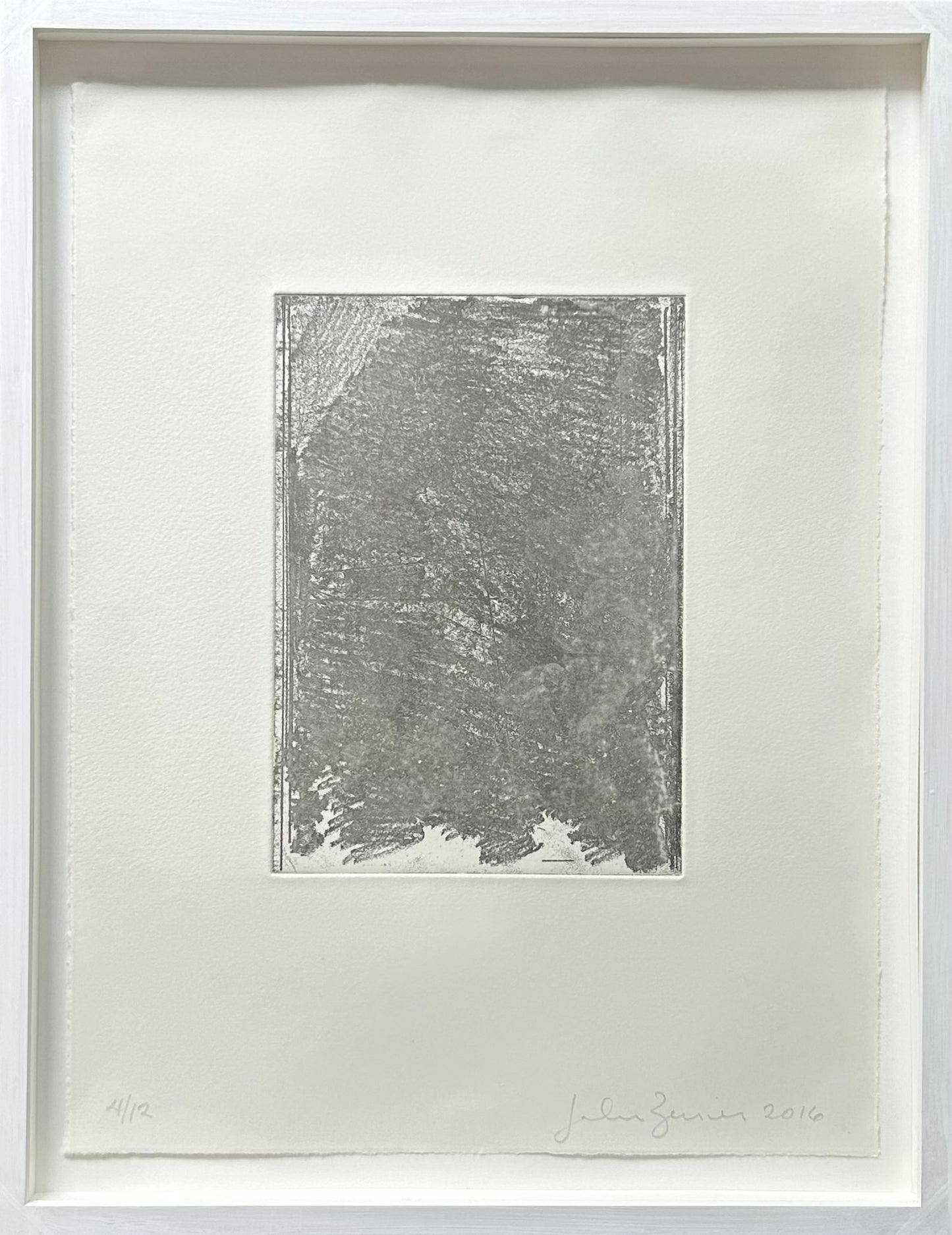 John Zurier. “Summer Book black softground”, 2016