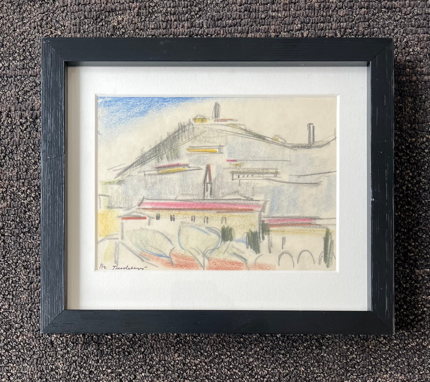 John Jon-And, ascribed to. Italian landscape, 1920’s