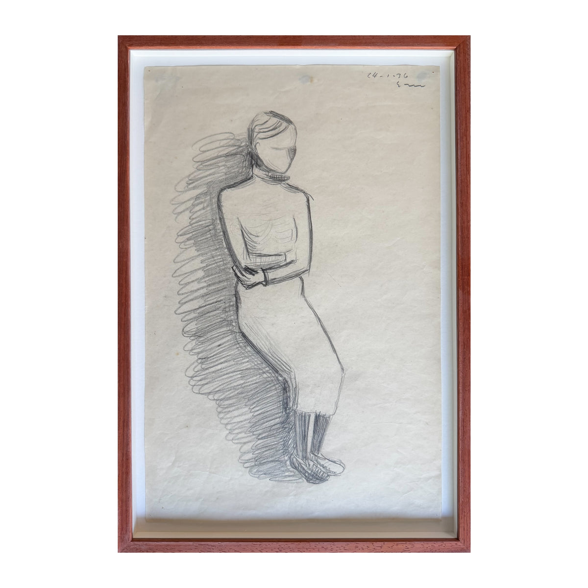 Egon Mathiesen. Sketch for portrait of Else Fischer-Hansen, 1936