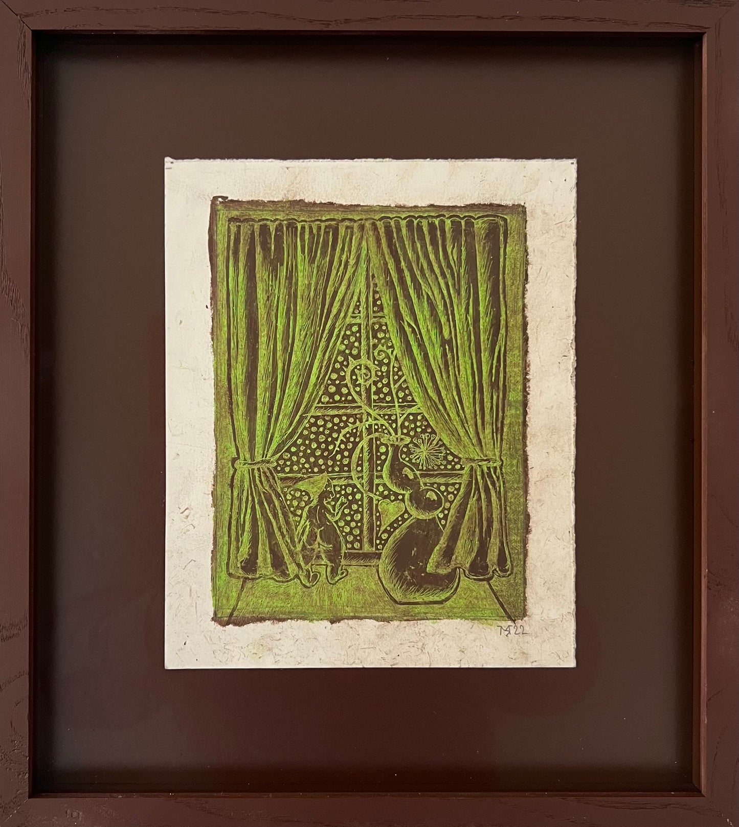 Mette Rasmussen. “Længsel på en vinternat”, 2022