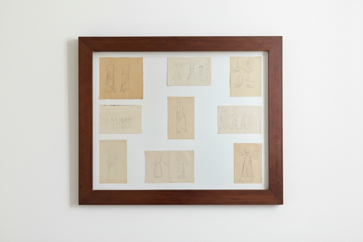 Niels Skovgaard. Nine studys of dancing women, Megara