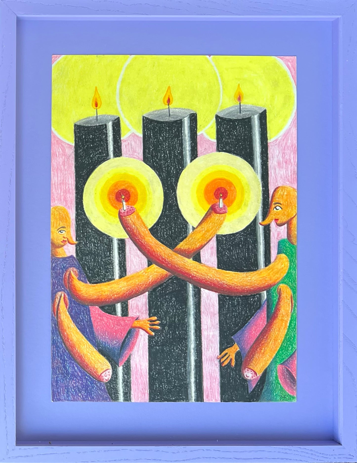 Mette Rasmussen. “Bære lys I”, 2024