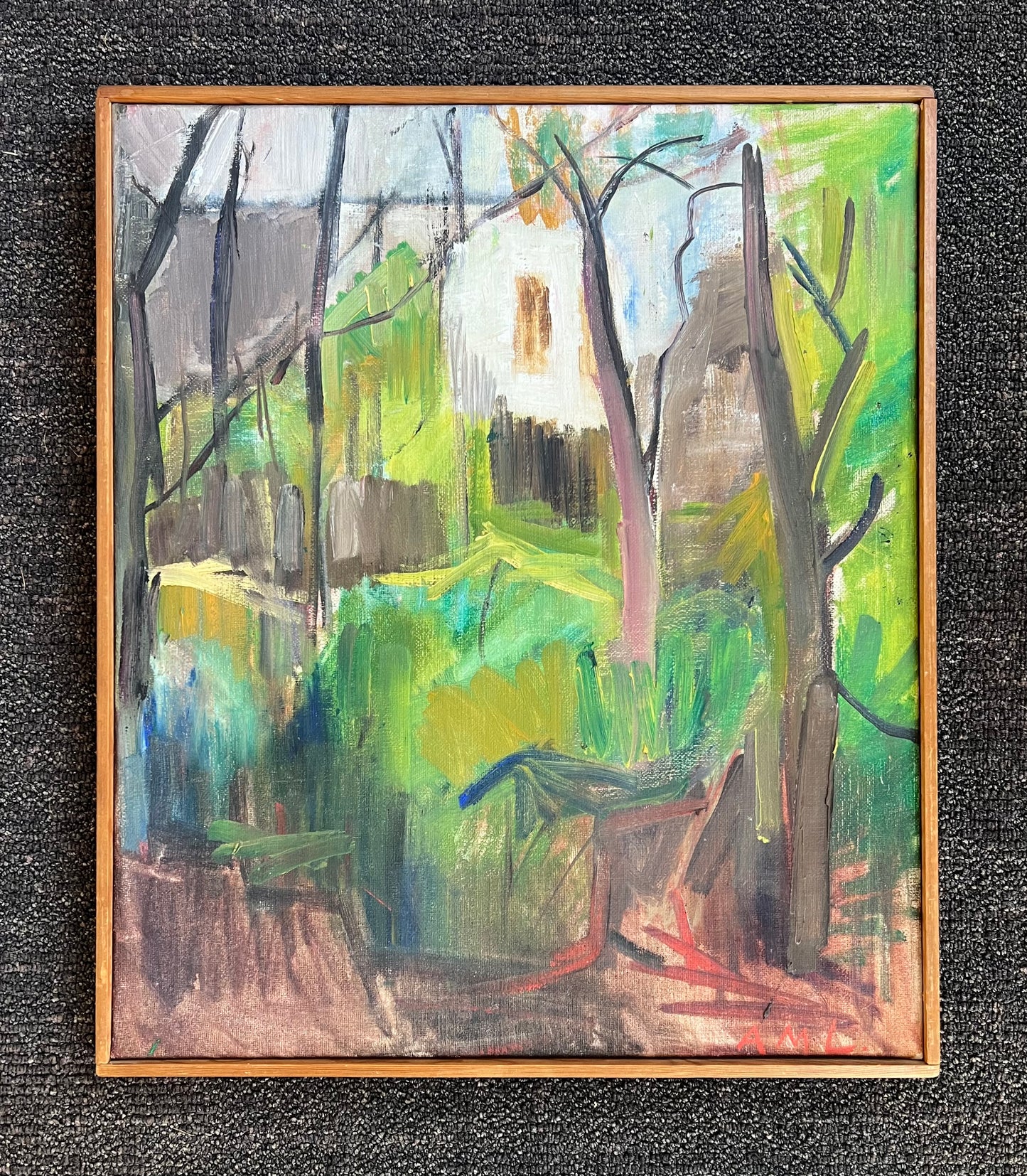 Anna Maria Lütken. View through trees