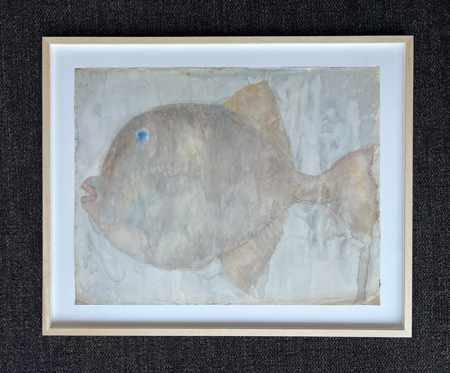Elsa Nielsen. Study of a fish, 1960