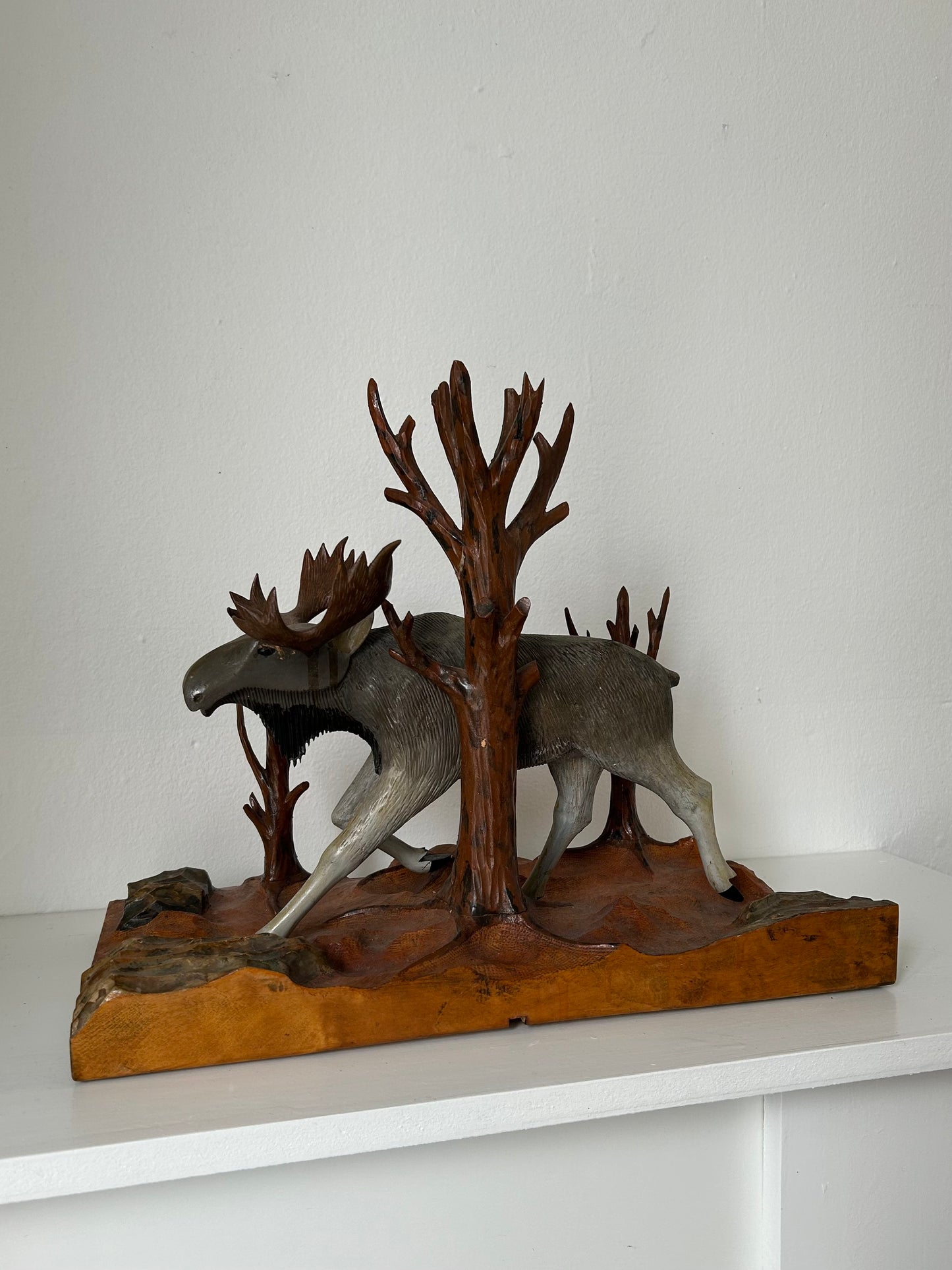 Arvid Franzén. A walking moose