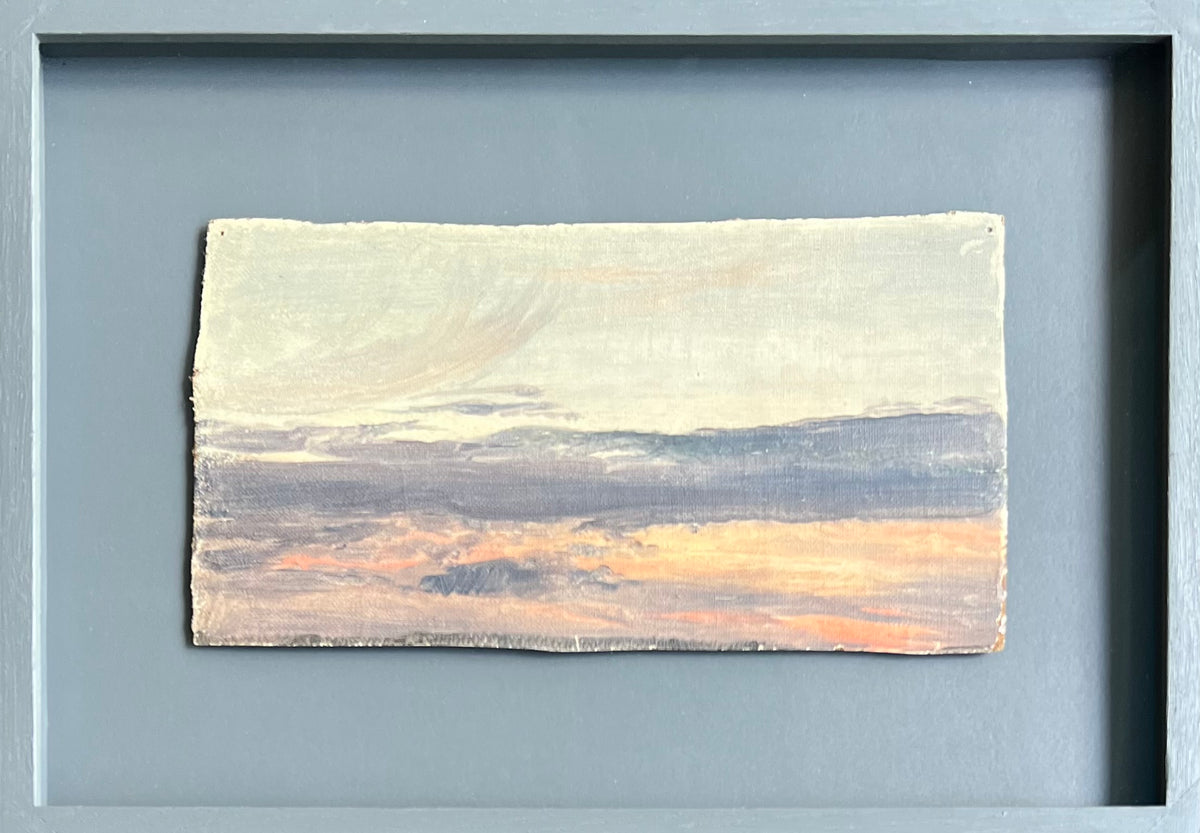 Niels Skovgaard. Sunset cloud study