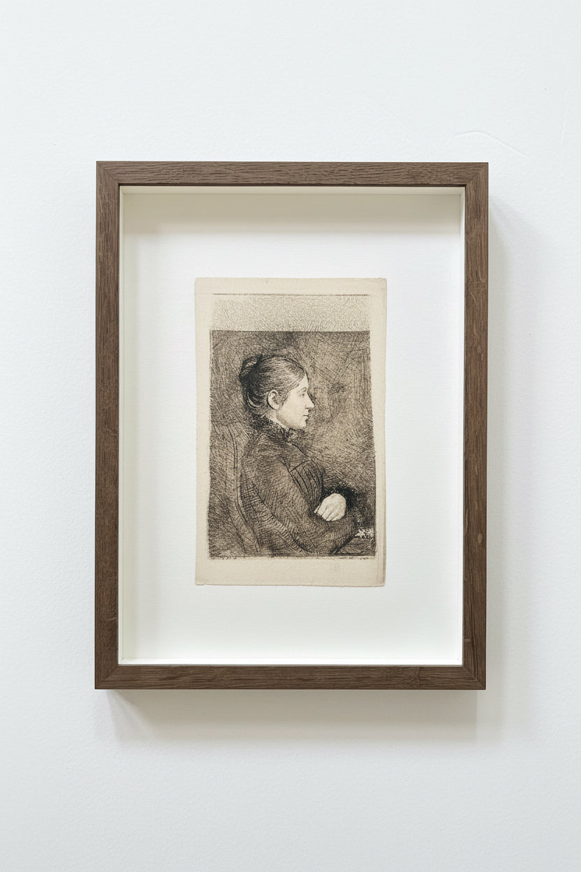 Niels Skovgaard. Portrait of Susette Holten, ca. 1884