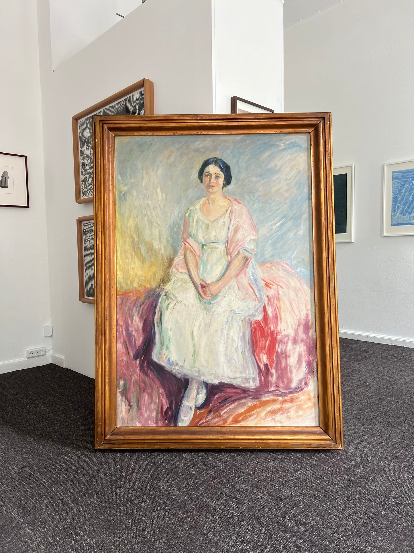 Sigurd Swane. Portrait of a lady, 1916