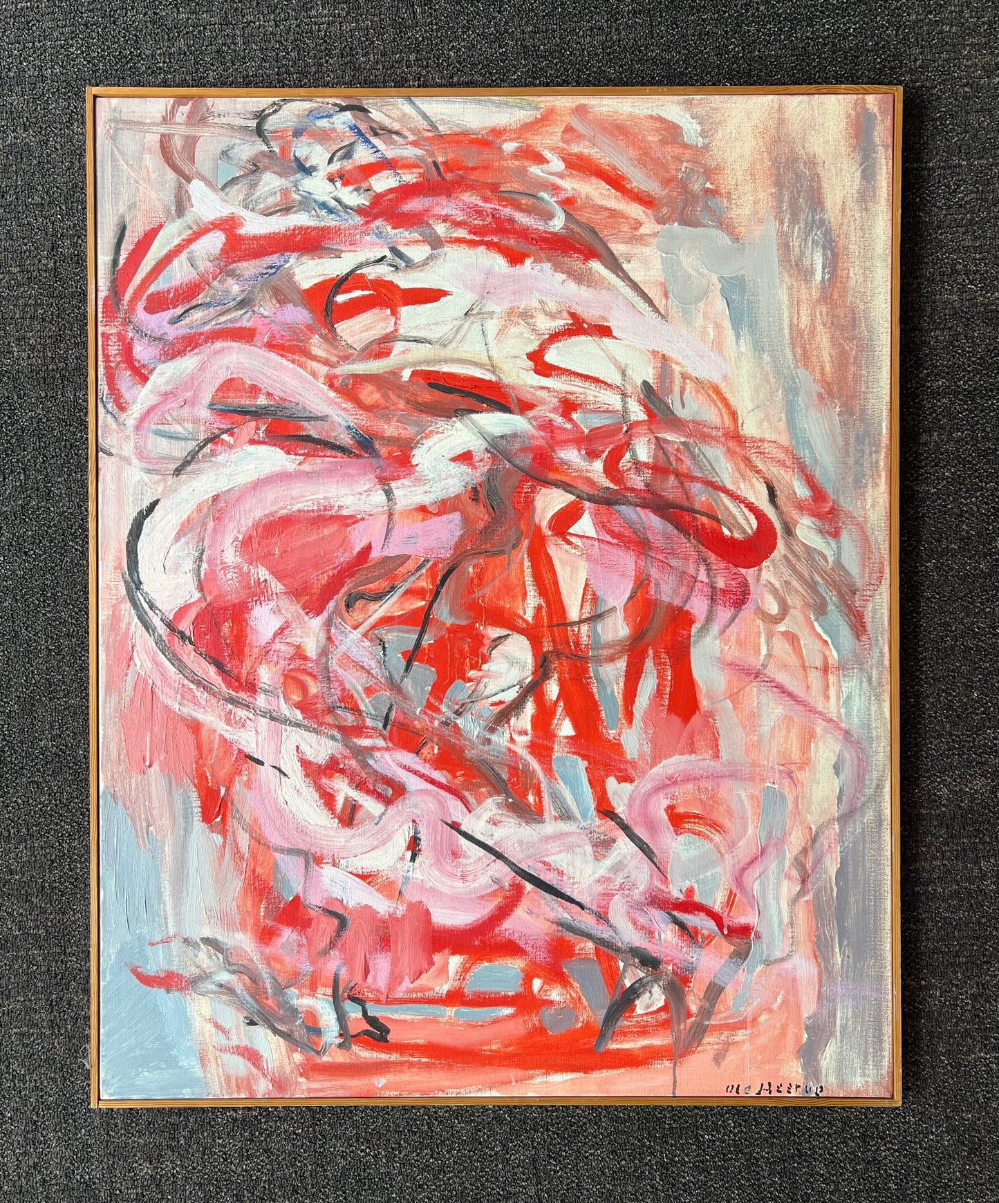 Ole Heerup. “I rød”, 1984