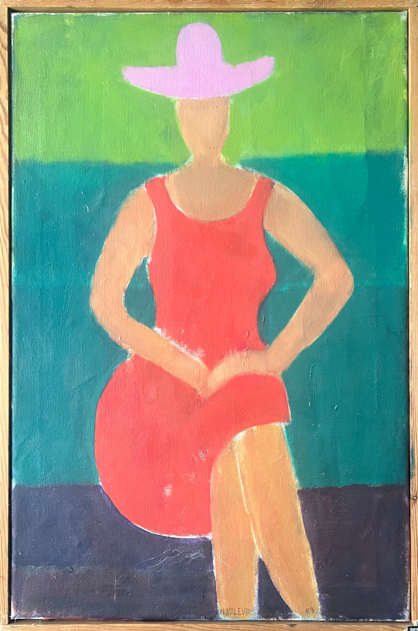 Mogens Valeur. Portrait of a woman