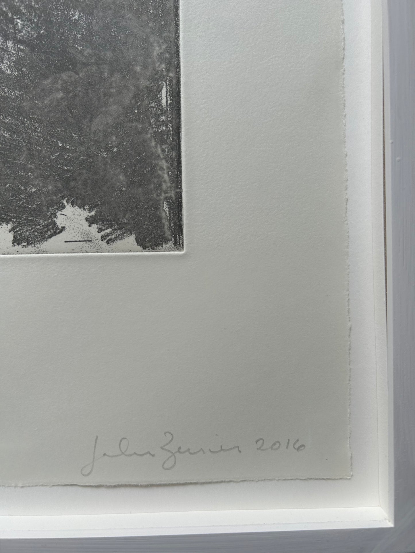 John Zurier. “Summer Book black softground”, 2016