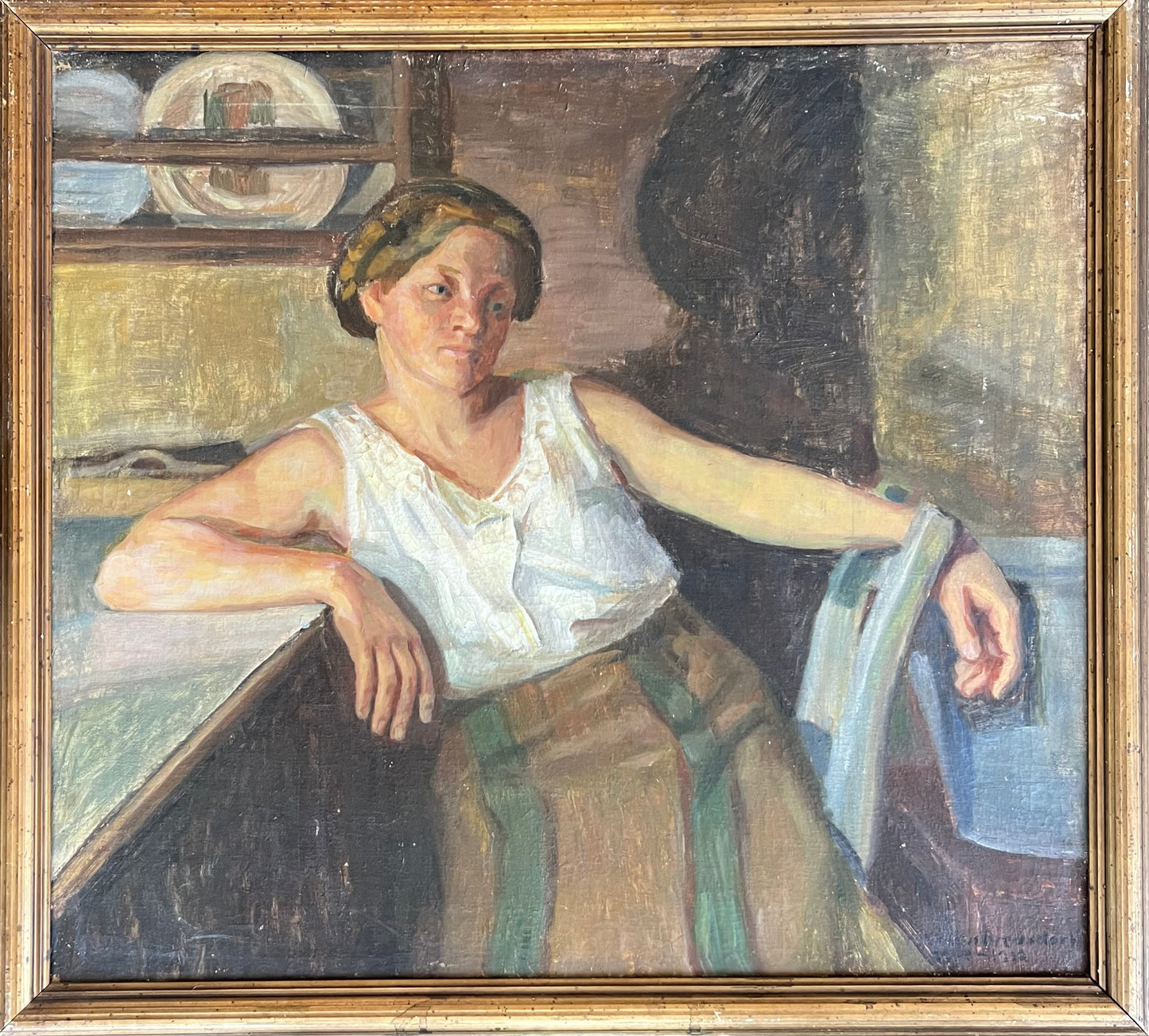 Majsa Bredsdorff. Portrait of Astrid Warberg Goldschmidt, 1912