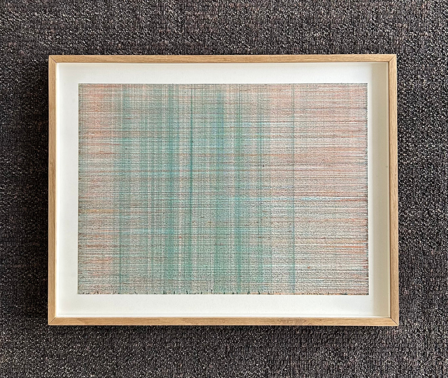 Line Softø. “Green on gray C for Clarice Lispector”, 2024