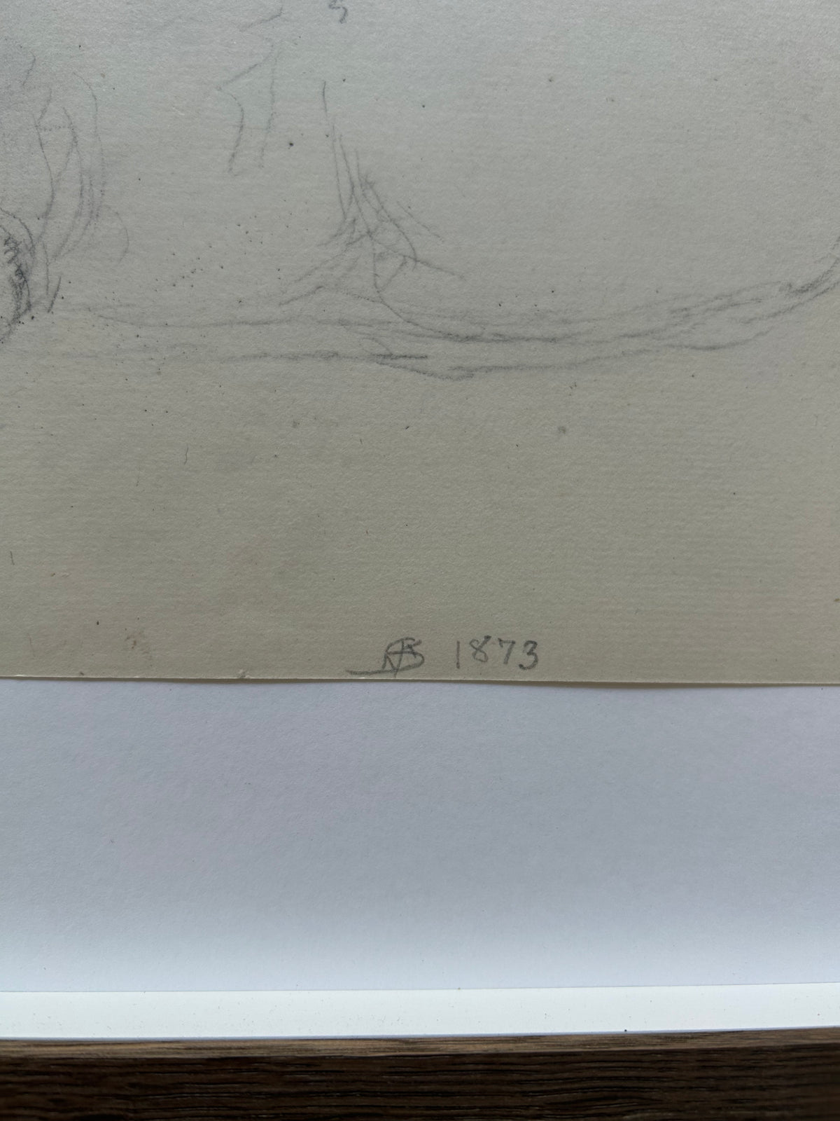 Niels Skovgaard. Study of a cat, 1873