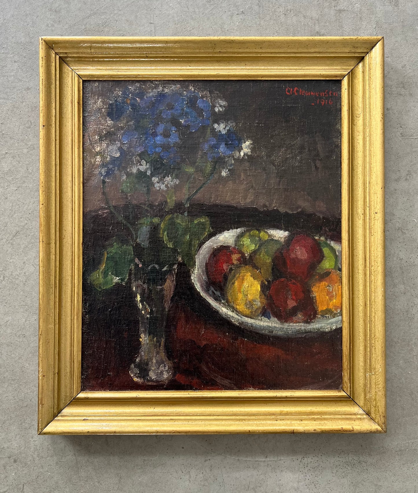 Clemmen Clemmensen. Still life, 1916