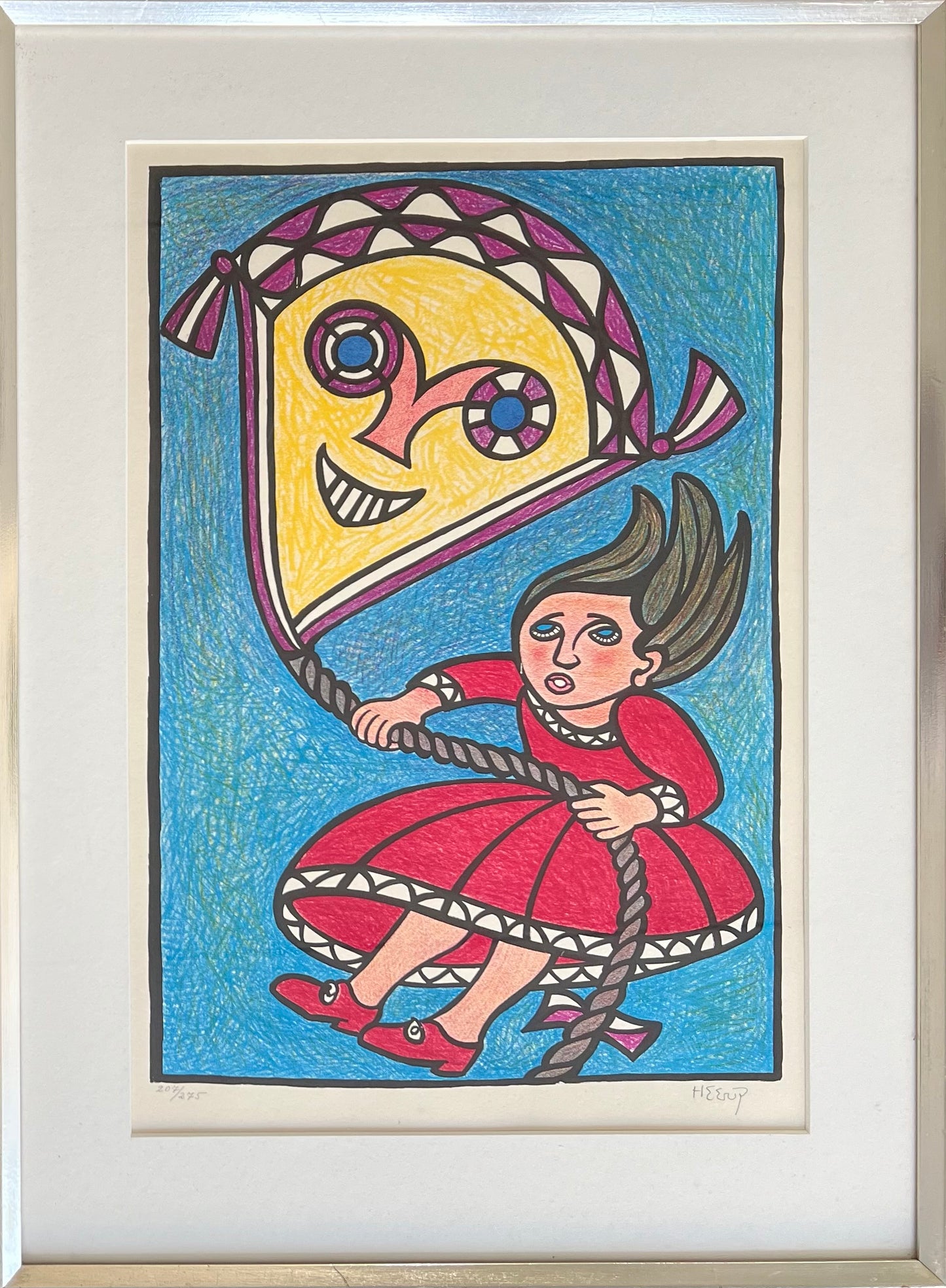 Henry Heerup. “Pigen og dragen”