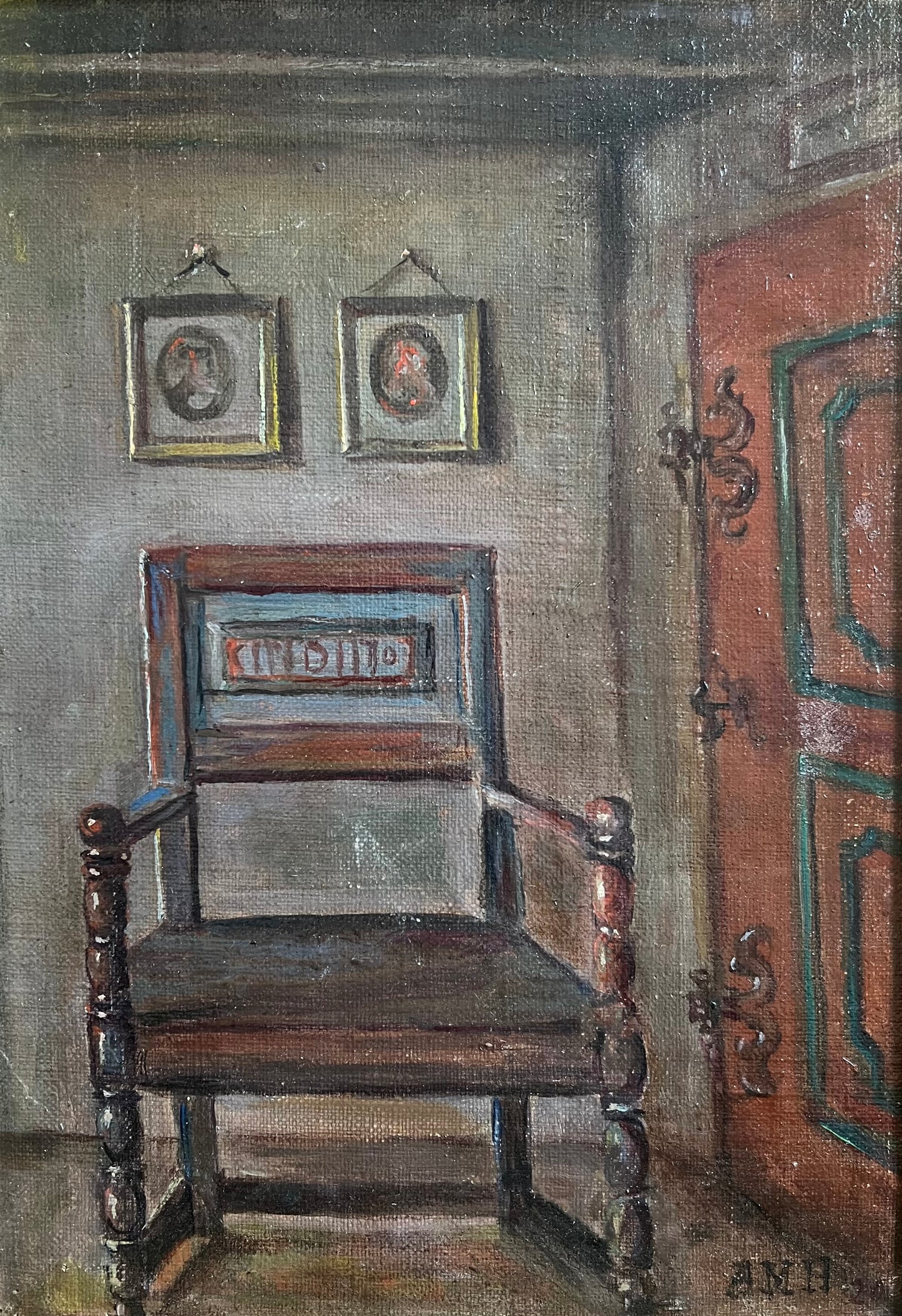 Ane Marie Hansen. Interieur, 1920