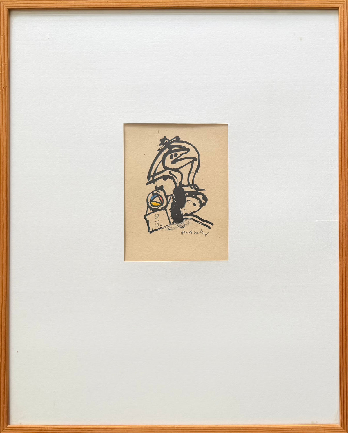 Pierre Alechinsky. Composition, 1962