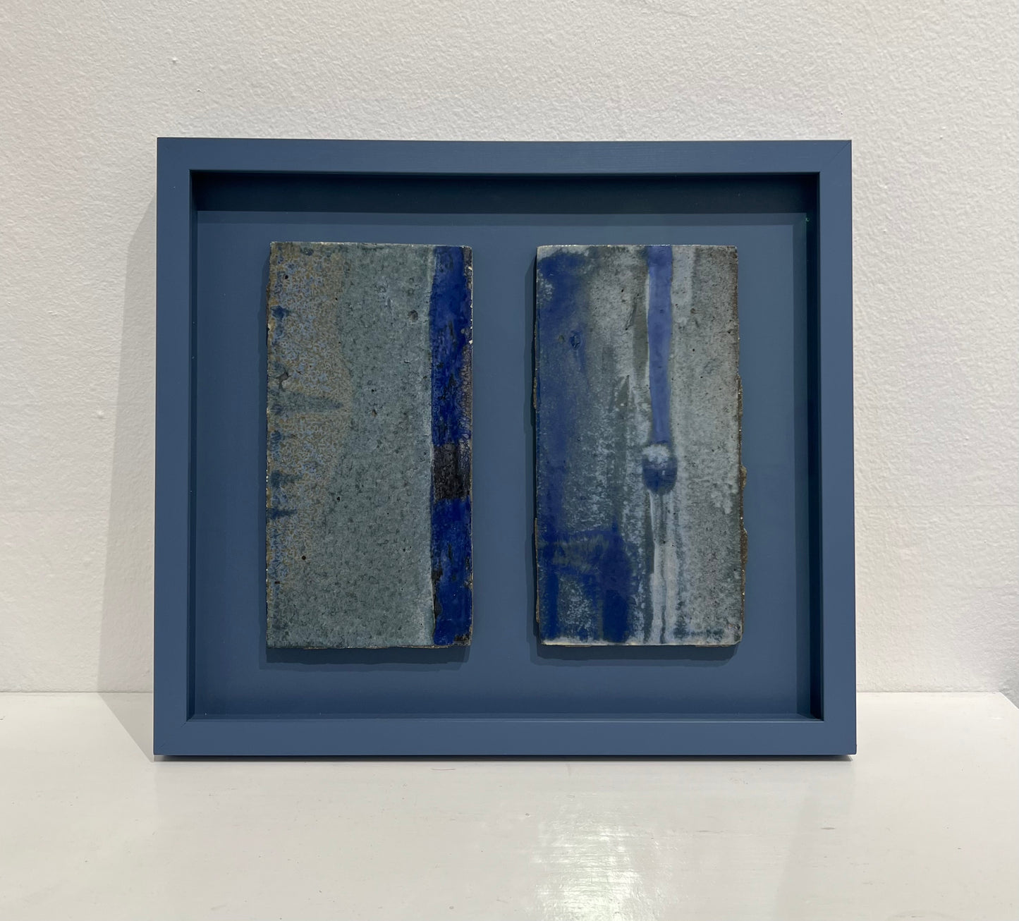 Else Fischer-Hansen. Two stoneware tiles, 1958