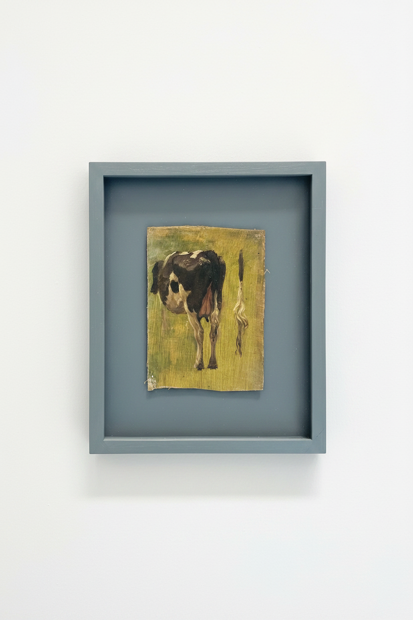 Niels Skovgaard. Study of a cows tail