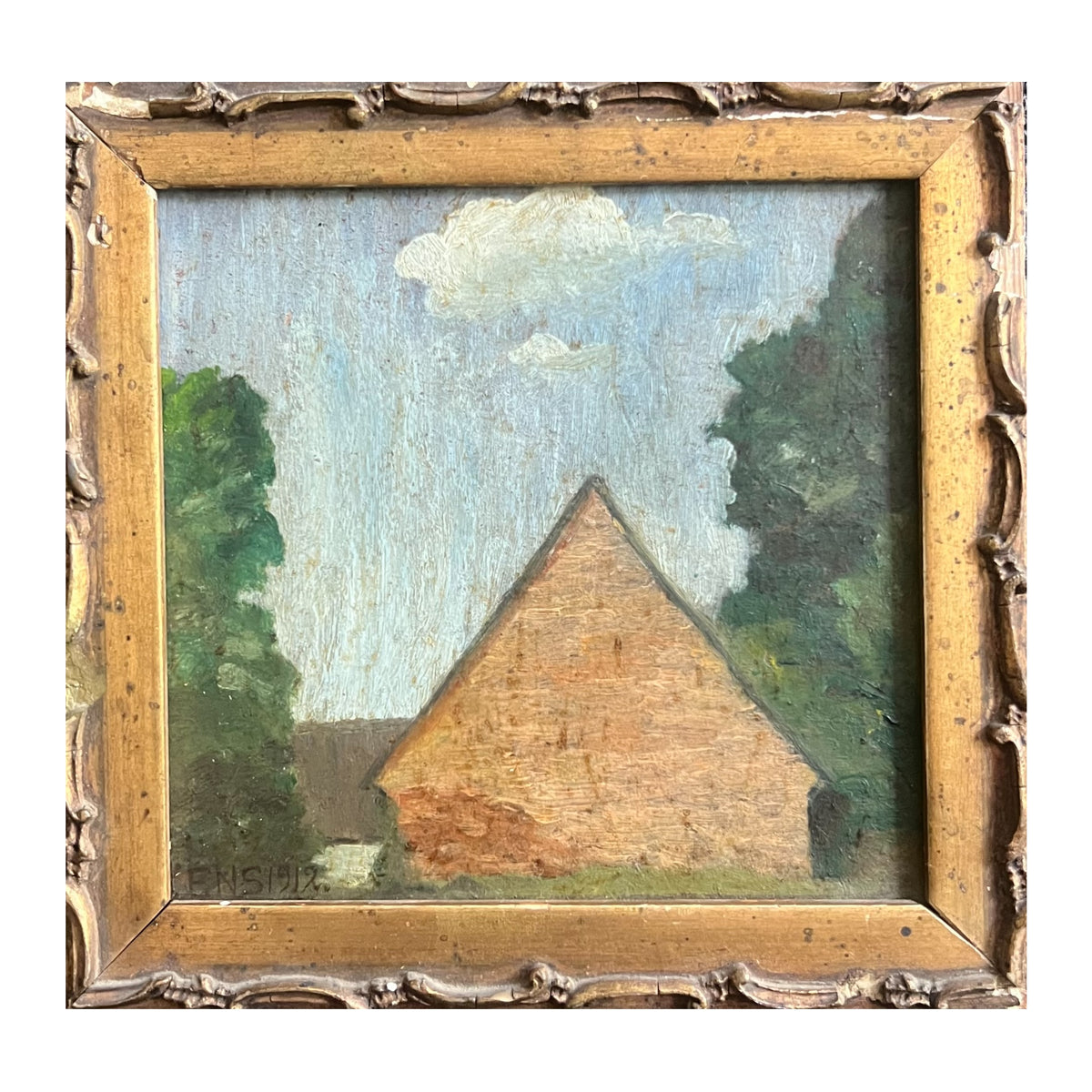 Ebbe Skovgaard. Study of a house