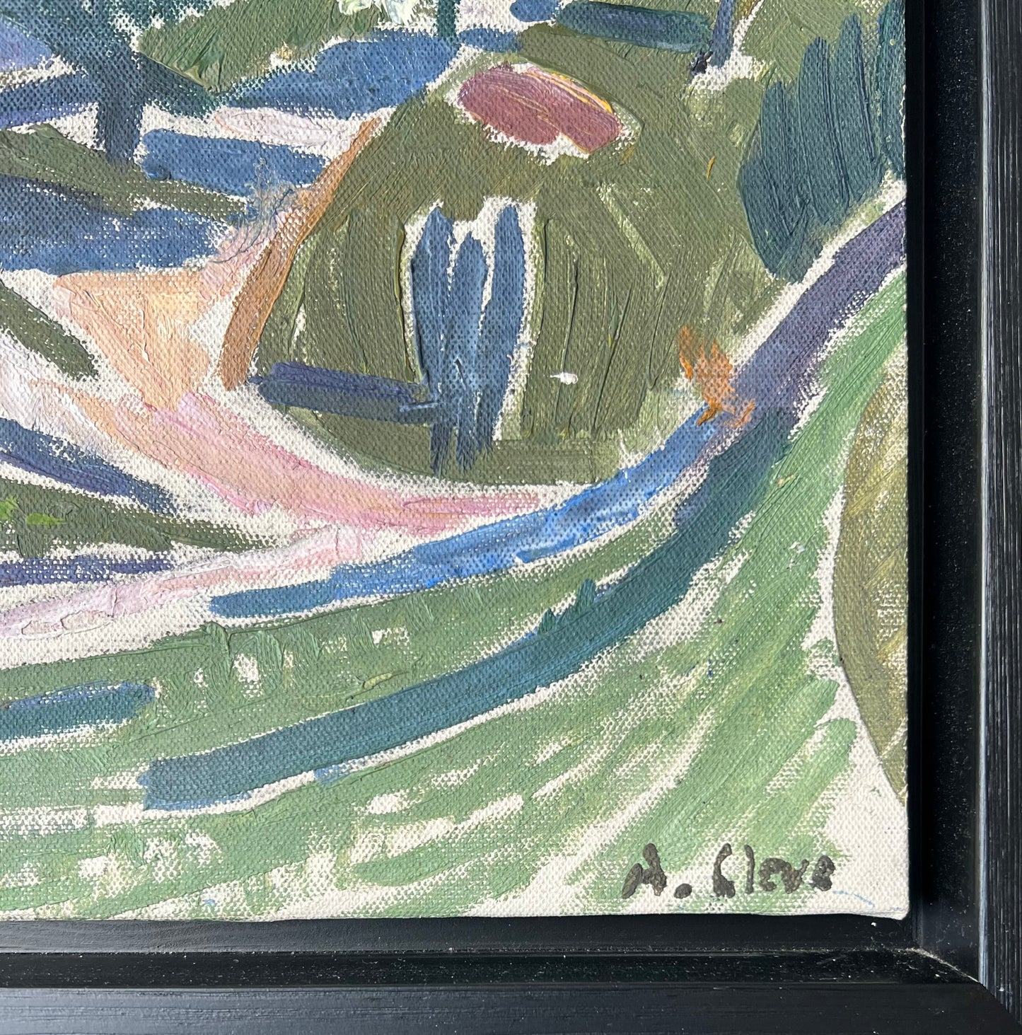 Agnes Cleve. Study of a landscape, 1915-1920