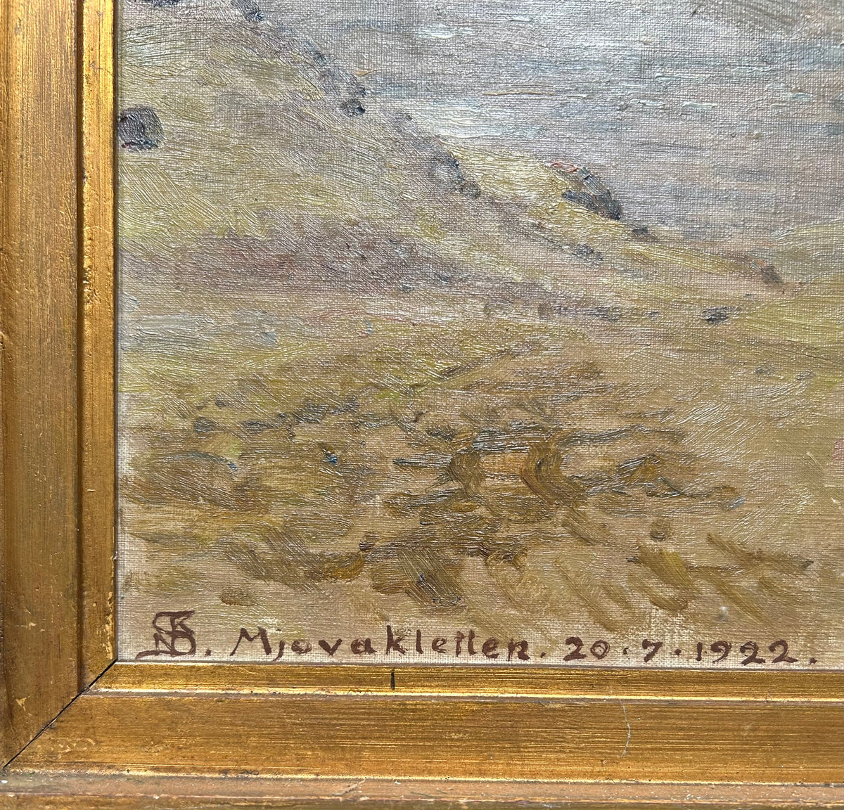 Niels Skovgaard. “Sølen set fra Mjovakletten”, 1922