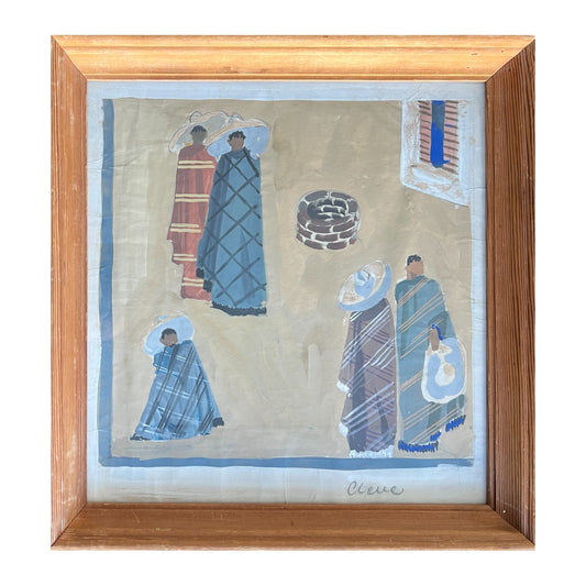 Agnes Cleve. Sketch for a scenography