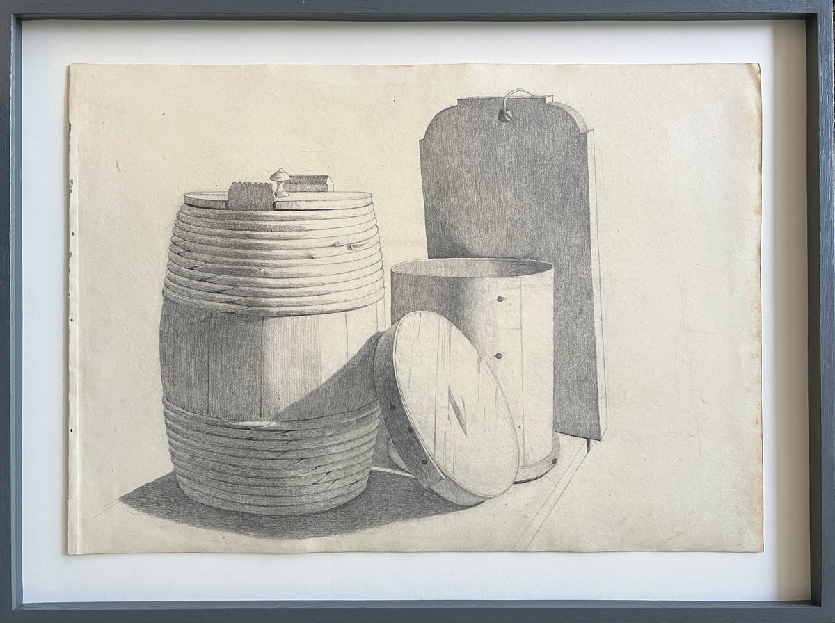 Georgia Skovgaard. Study of barrel and bucket