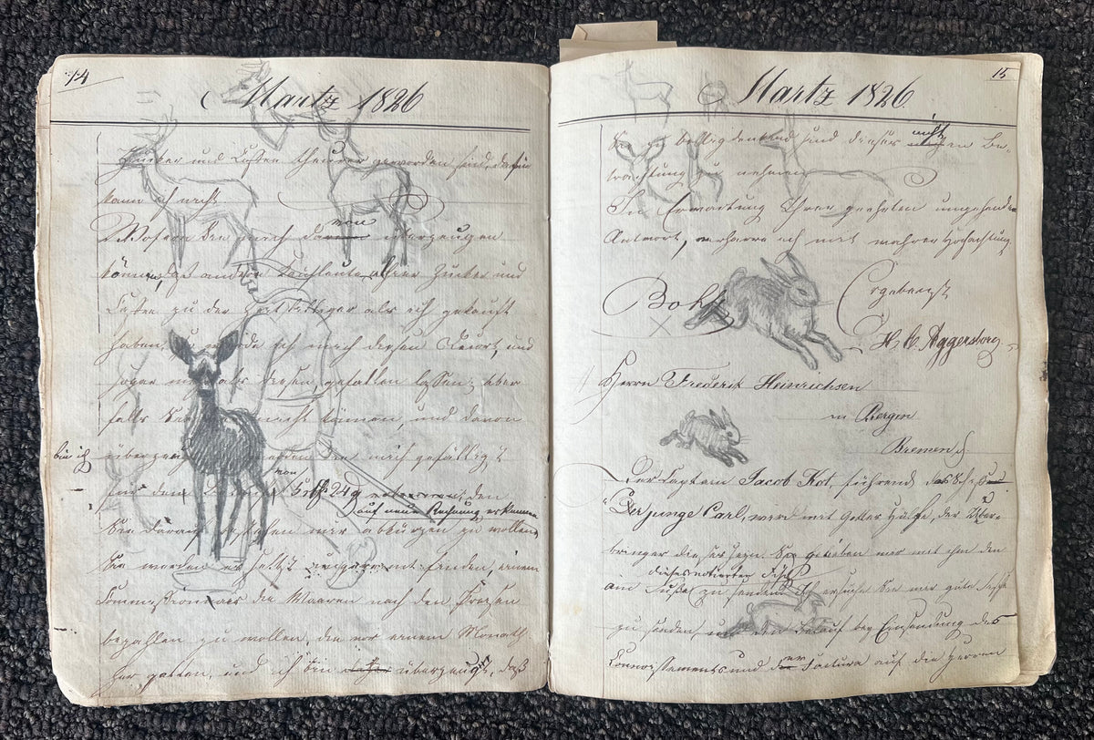 P. C. Skovgaard. Sketchbook, 1830/40’s