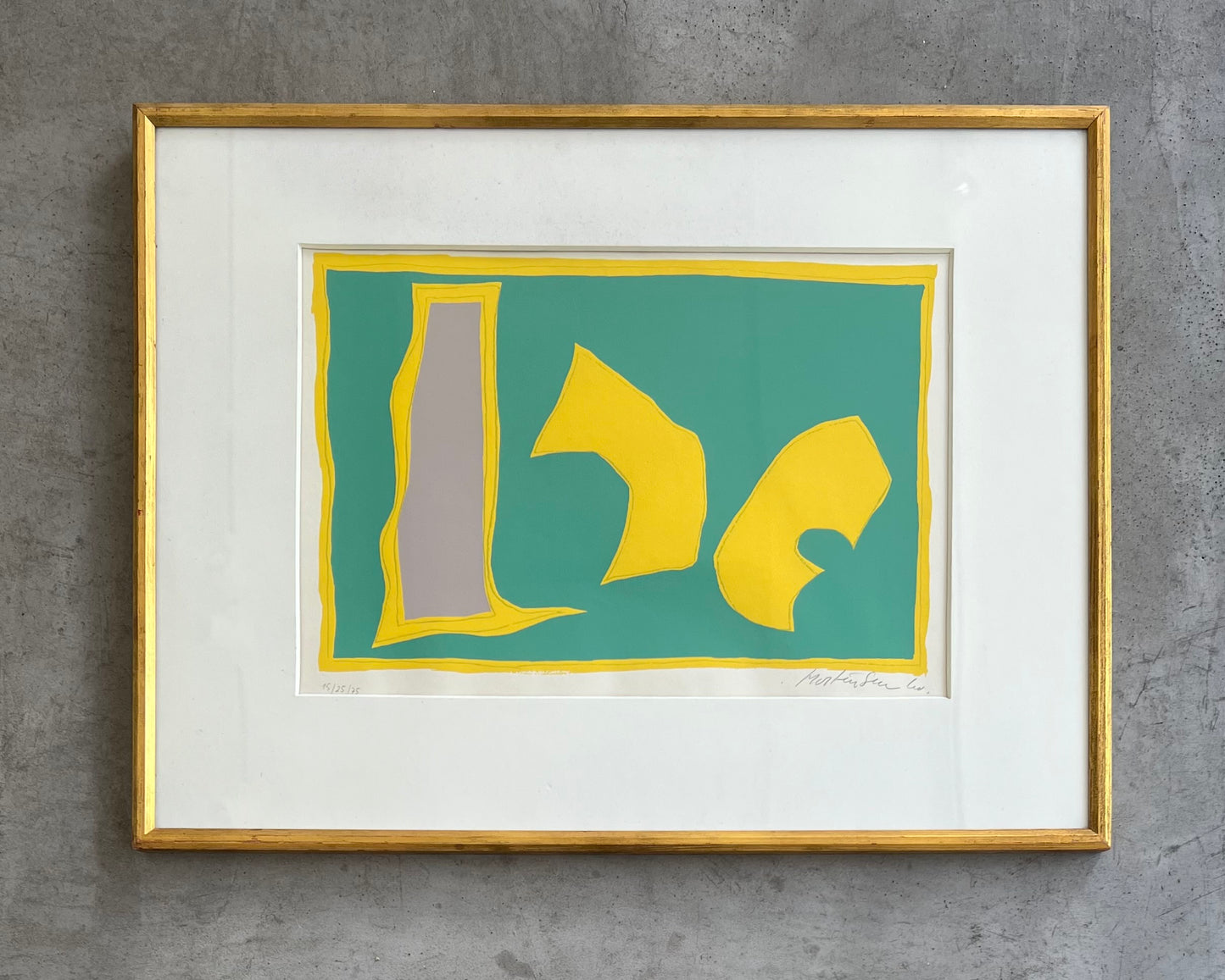 Richard Mortensen. Composition, 1960