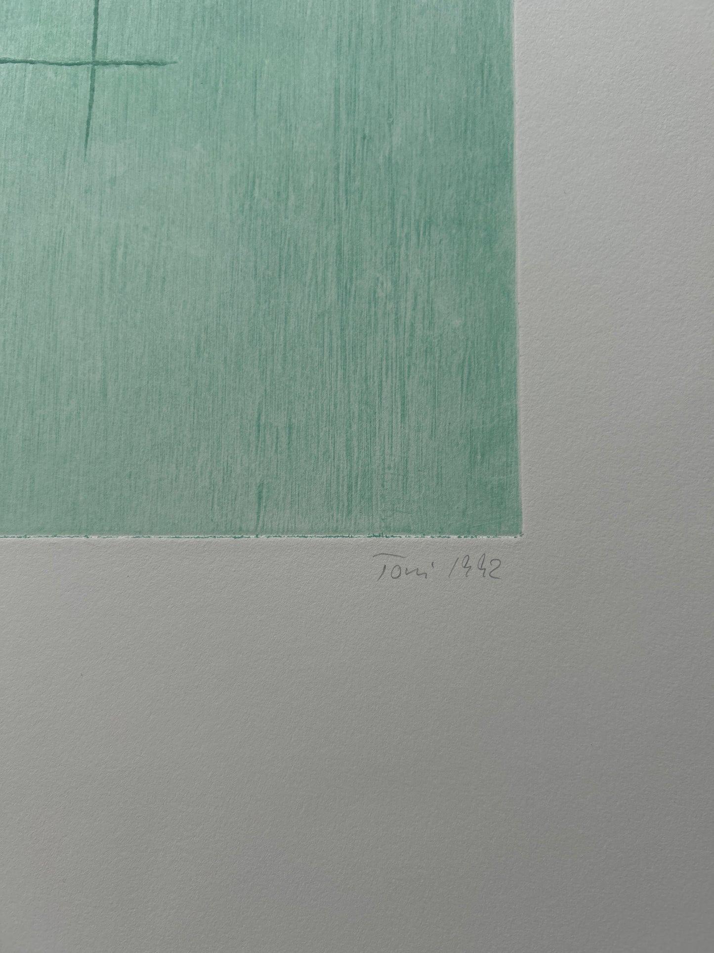 Toni Larsen. “En reflektion”, 1992