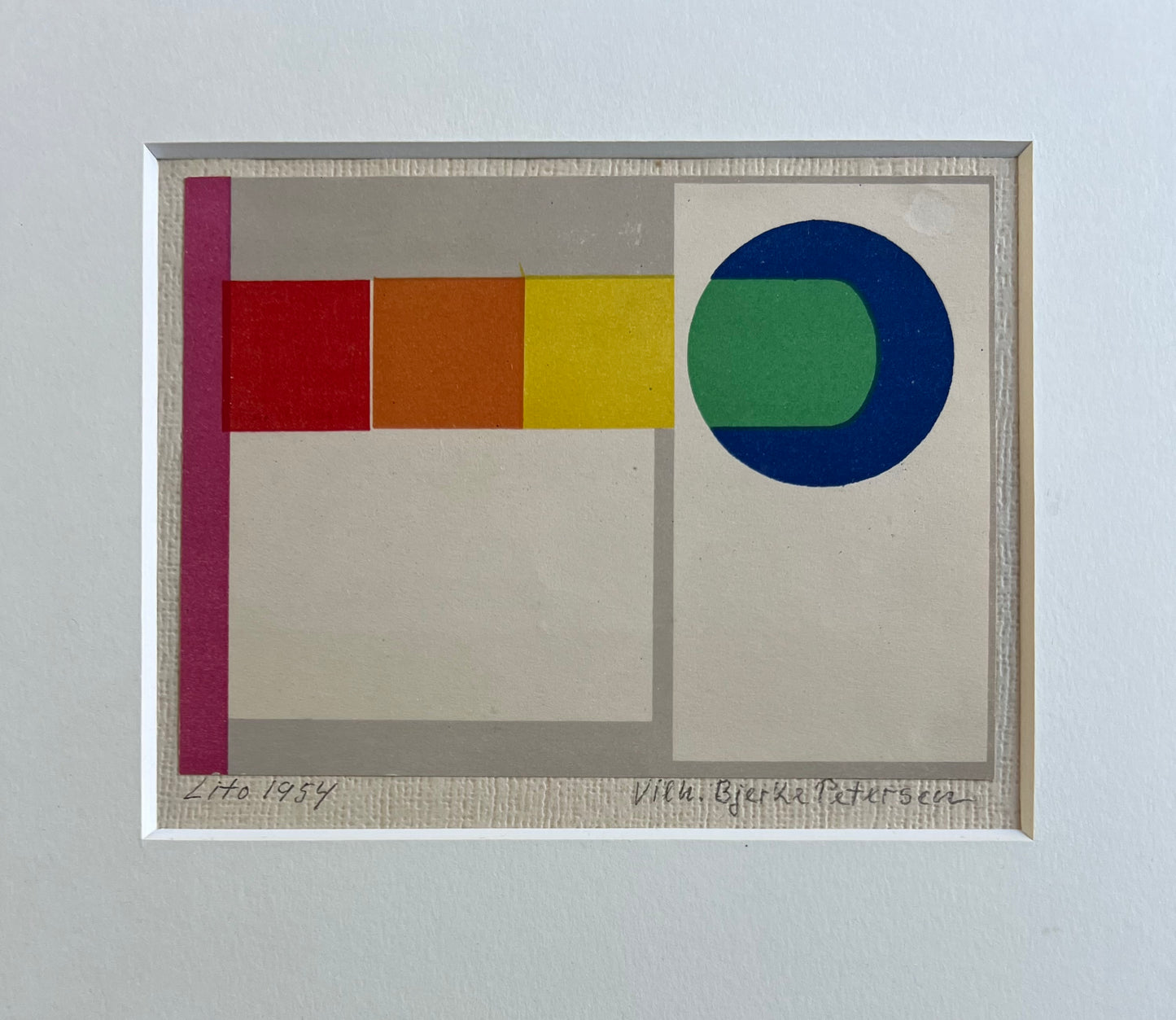 Vilhelm Bjerke-Petersen. Composition, 1954