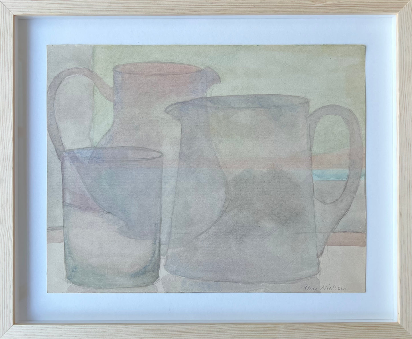 Elsa Nielsen. Two jugs and a glass