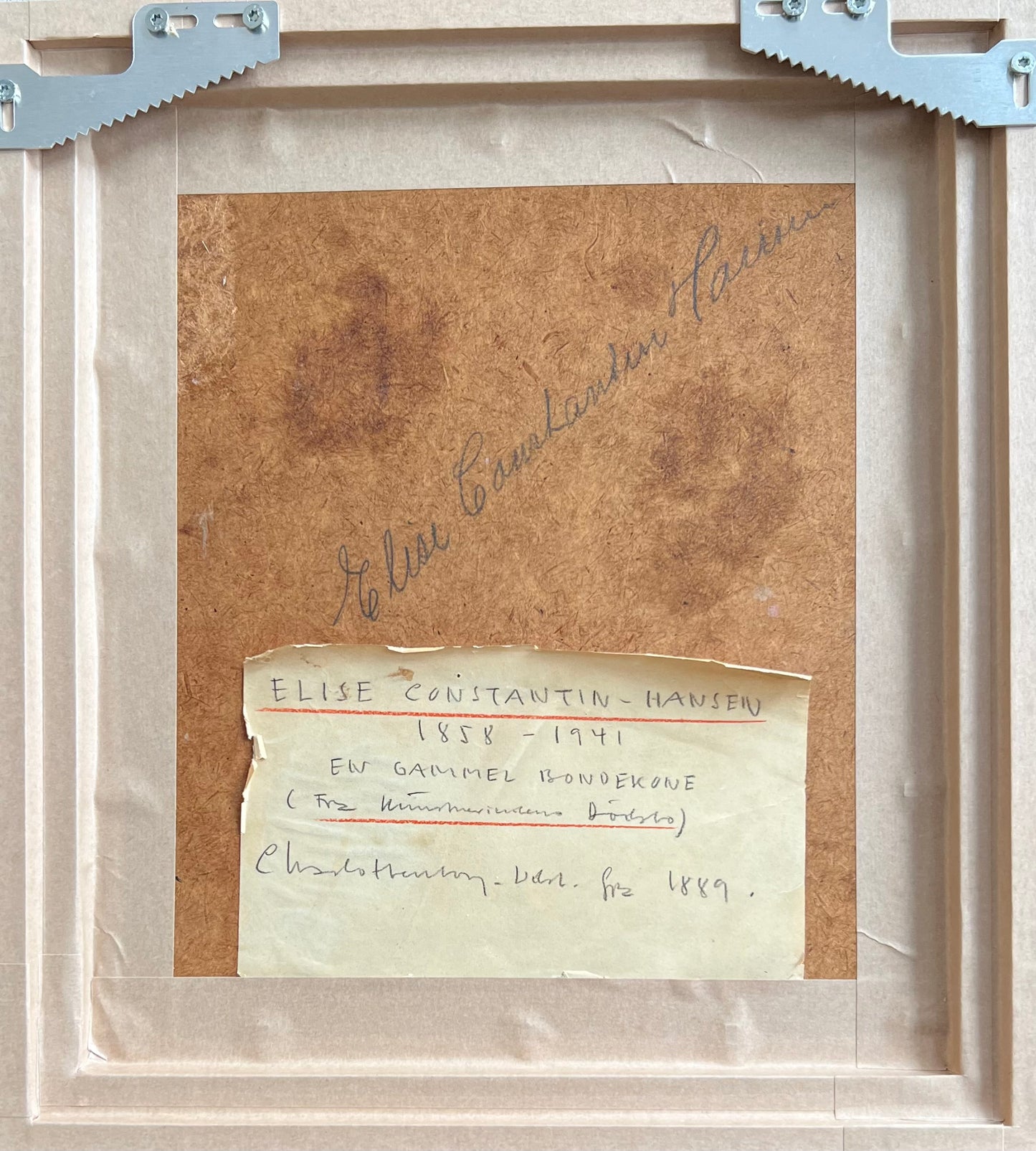 Elise Konstantin-Hansen. “En gammel bondekone”