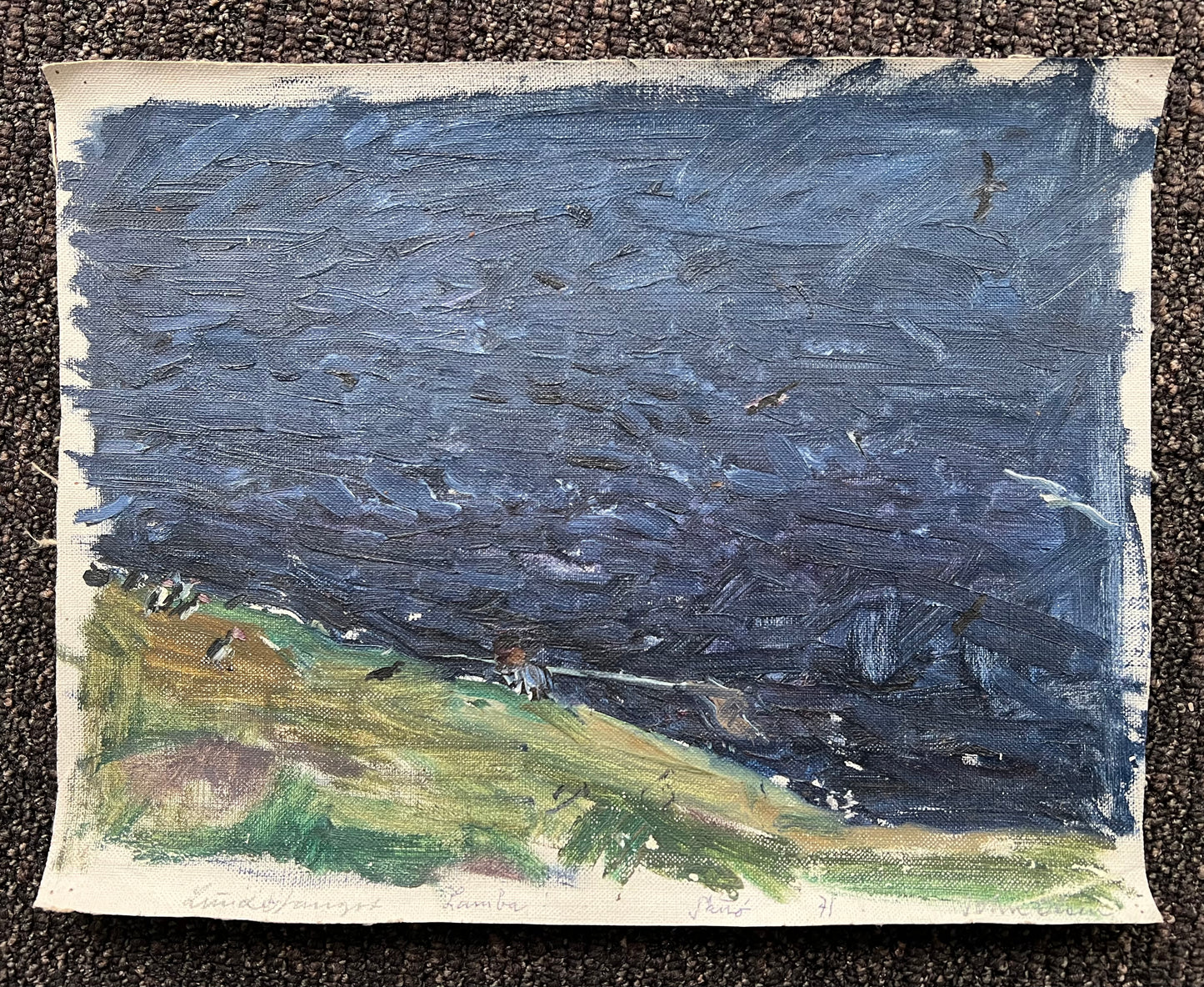 John Olsen. “Lundefangst, Lamba Skuø”, 1971