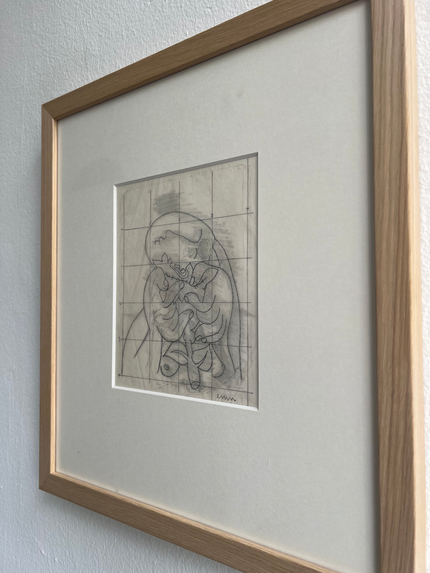 Egon Møller-Nielsen. Sketch for “Den blinda flicka”, 1945