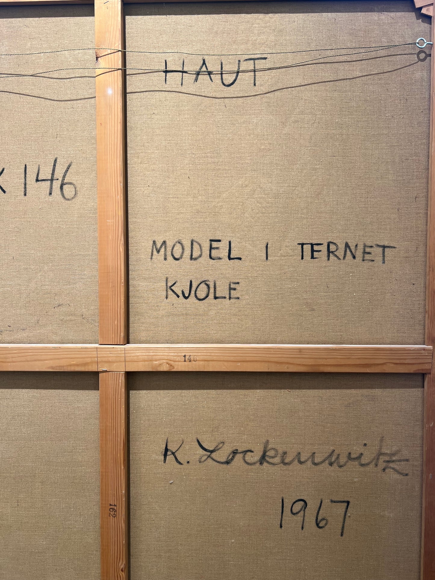 Kirsten Lockenwitz. “Model I ternet kjole”, 1967