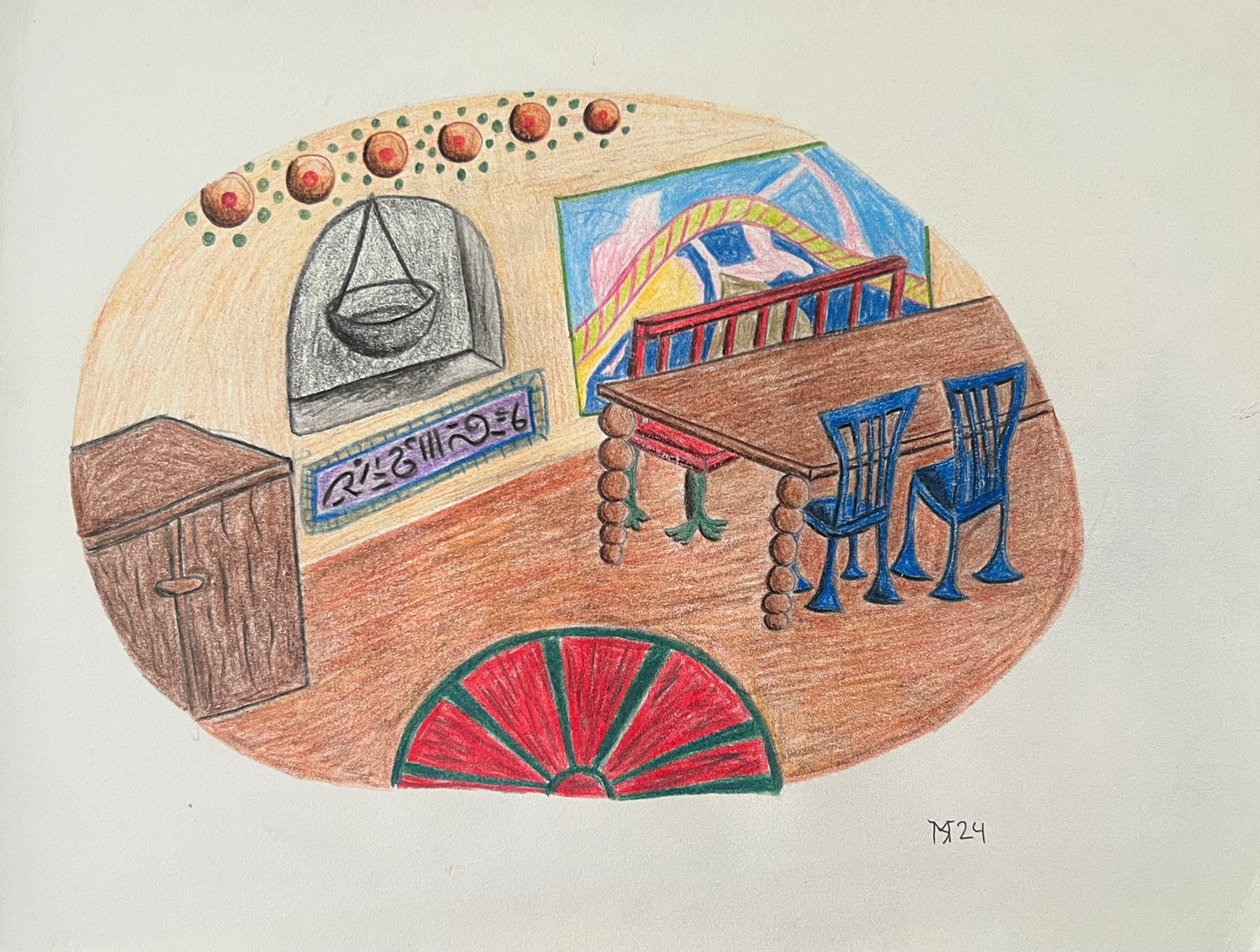 Mette Rasmussen. “Kunstnerhjem I”, 2024