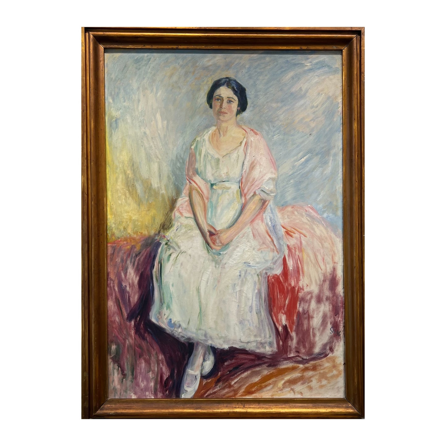 Sigurd Swane. Portrait of a lady, 1916