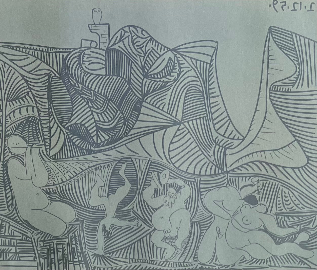 Pablo Picasso, after. “Bacchanale au Hibo”