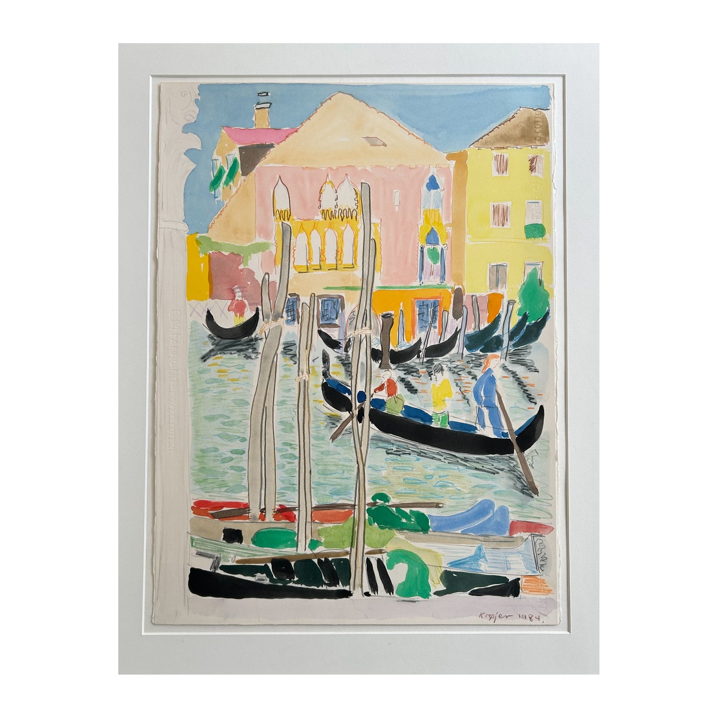 Tom Krøjer. From Venezia, 1984