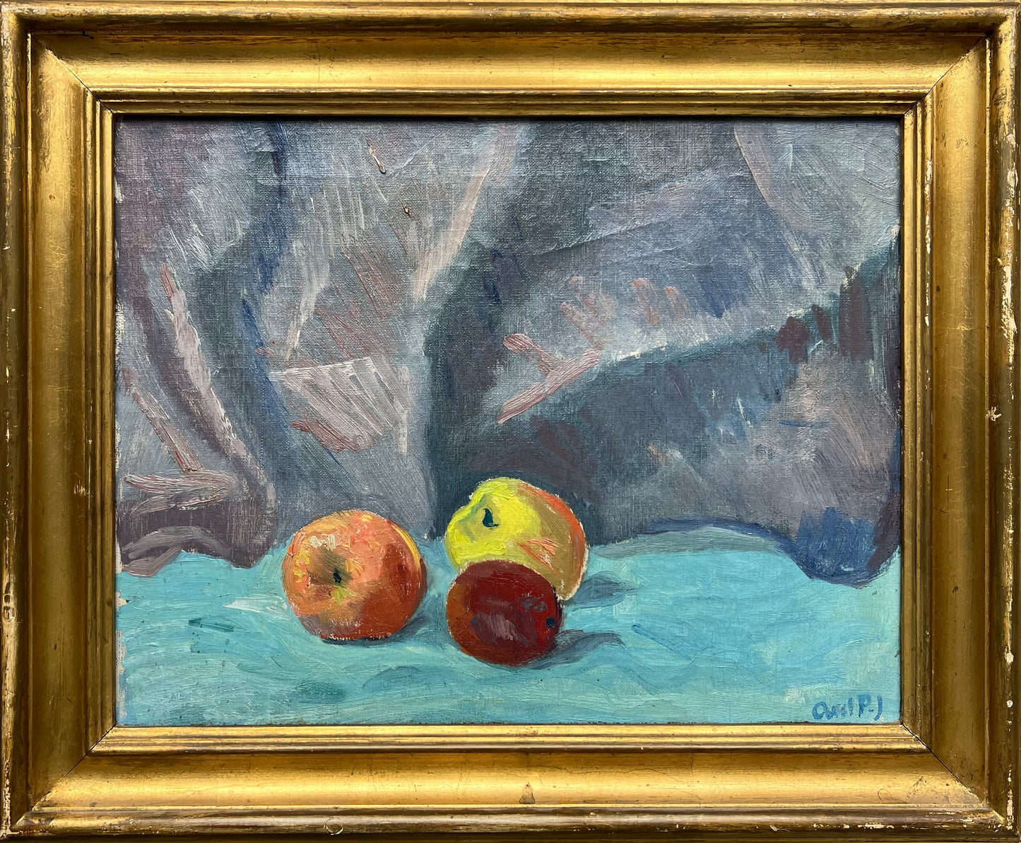 Axel P. Jensen. Still life with apples, 1920’s