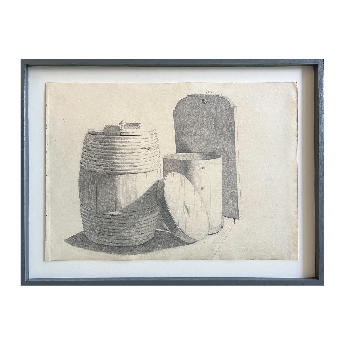 Georgia Skovgaard. Study of barrel and bucket