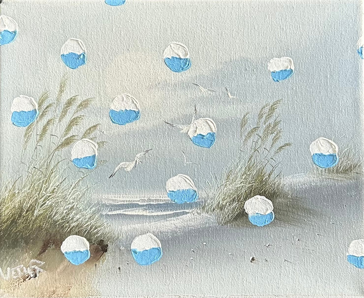 Mads Lindberg. Untitled, (Snow Painting), 2024