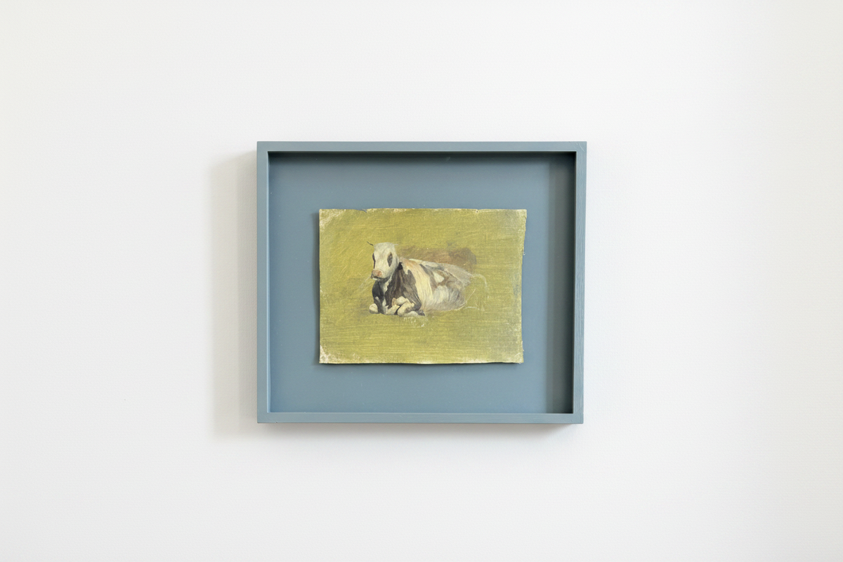 Niels Skovgaard. Study of a resting cow