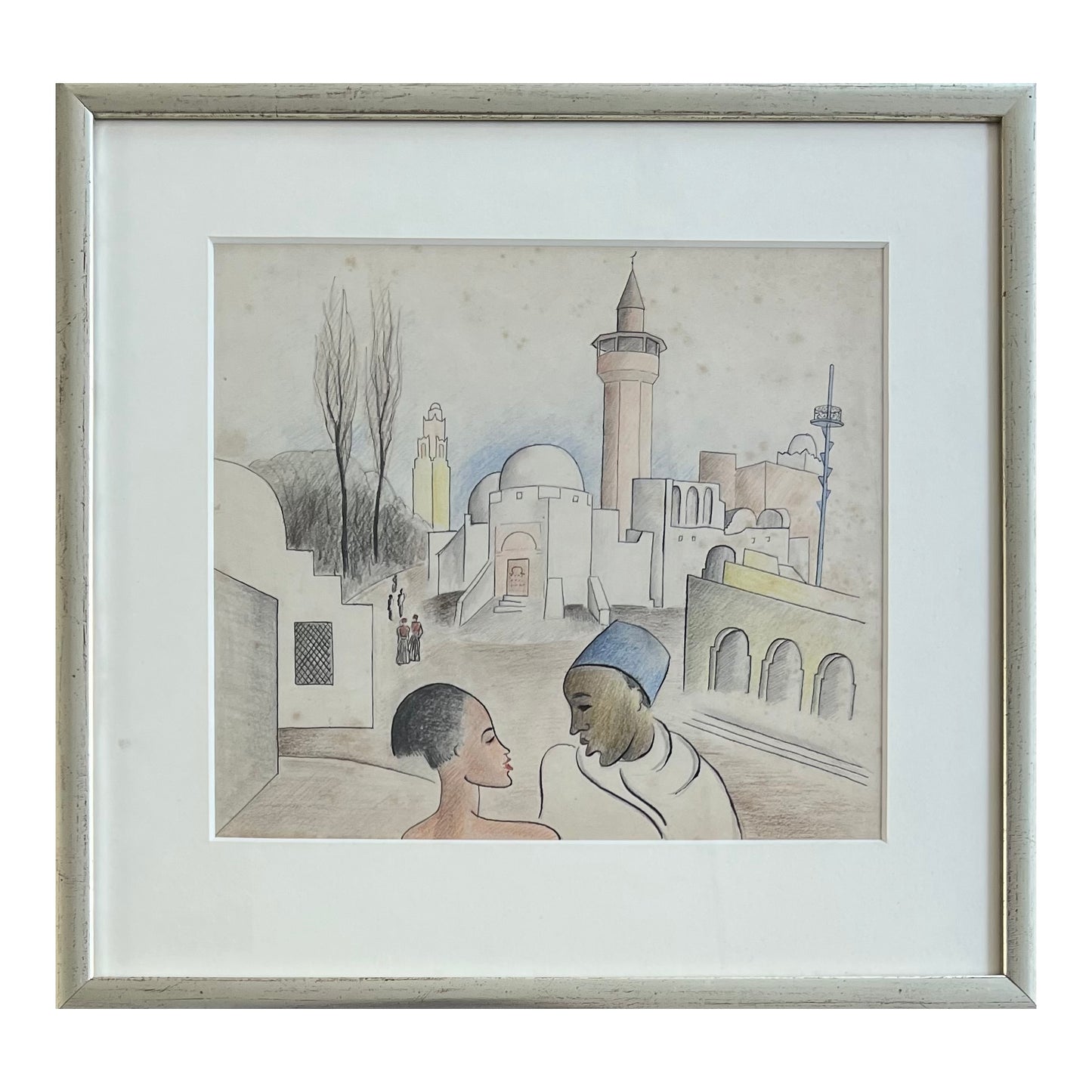 Rita Kernn-Larsen. Sketch of “Tunisia” for Politiken, 1931
