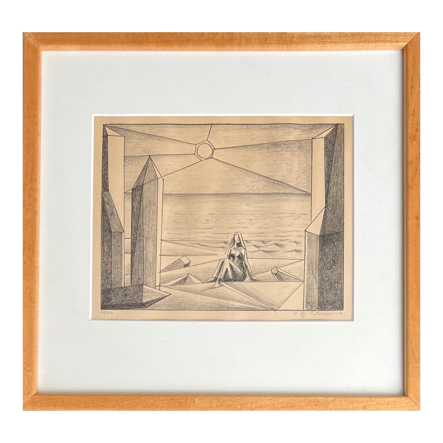 Vilhelm Bjerke-Petersen. Composition, 1950