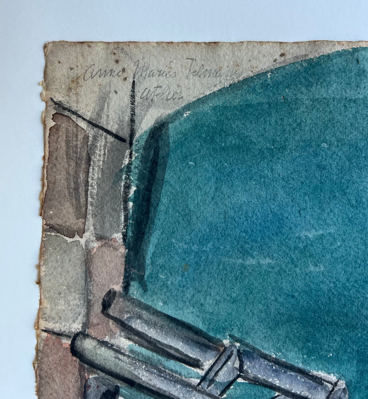 Kamma Salto. “Anne Marie Telmányis atelier”, 1955